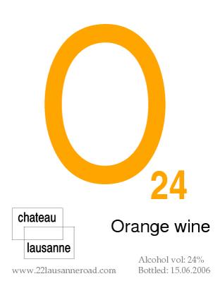 O24 wine label